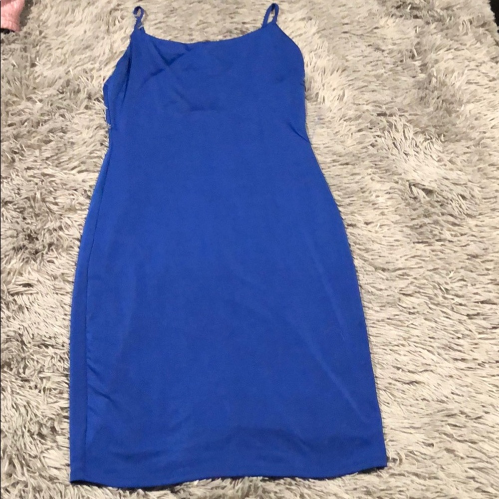Royal blue dress